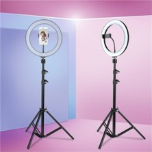 Renksan Rıng Fıll Lıght LED  Halka Işık 24W 5500K Tripod ile Bluethoot Kumanda