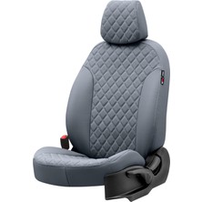 Otom Seat Alhambra 1996-2010 Özel Üretim Koltuk Kılıfı Madrid Design Deri Füme