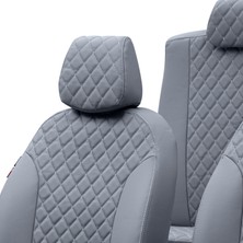 Otom Renault Laguna 2 2001-2007 Özel Üretim Koltuk Kılıfı Madrid Design Deri Füme