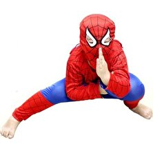 Himmiy Spiderman Kostüm - Örümcek Adam Çocuk Kostümü - Maskeli Örümcek Adam Kostümü