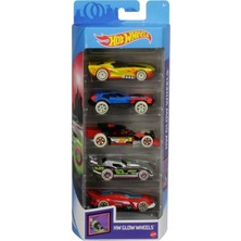 Hot Wheels Hot Wheels Beşli Araba Seti Hw Glow Wheels