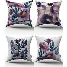 Cango Home 4'lü Kırlent Kılıfı Seti - 43X43 cm - 062