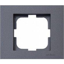 Ovivo Grano Füme Light Anahtar + Çerçeve