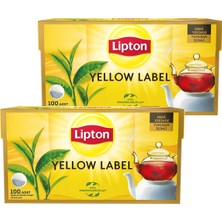 Lipton Yellow Label Demlik Poşet Çay 100 x 3,2 gr 2'li Set