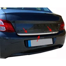 Blueoto Peugeot 301 Krom Bagaj Alt Çıtası Paslanmaz Çelik