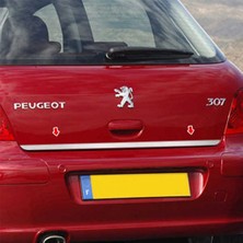 Blueoto Peugeot 307 Krom Bagaj Alt Çıtası Paslanmaz Çelik