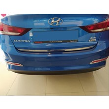 Blueoto Hyundai Elantra (2016-2018 )Krom Bagaj Alt Çıtası Paslanmaz Çelik