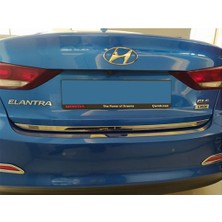 Blueoto Hyundai Elantra (2016-2018 )Krom Bagaj Alt Çıtası Paslanmaz Çelik