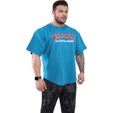 Big Sam Oversize Pamuklu Rahat Kesim T-Shirt Big Sam 3108