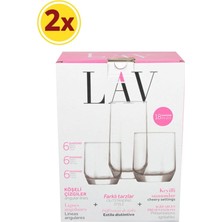 Lav Diamond 36 Parça Meşrubat Bardağı Seti