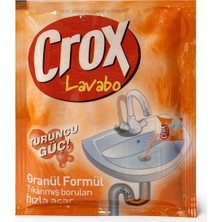 Crox Lavabo Açıcı Toz Turuncu Güç- Granül (70 gr x 12 Adet)