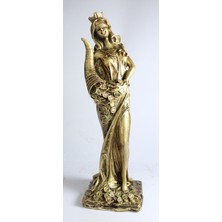 SA Hediyelik Antik Roma Şans ve Bereket Tanrıçası Fortuna Polyester Biblo Heykelcik