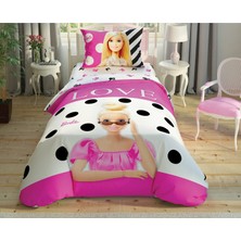 Taç Barbie Glitter Tek Kişilik Nevresim Takımı