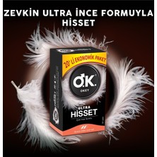 Okey Ultra Hisset Prezervatif 20'li