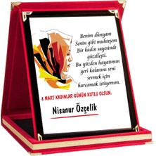 Nil Hediye 8 Mart Dünya Kadınlar Gününe Özel Plaket