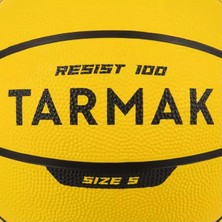 Tarmak Sarı Basketbol Topu 5 Numara R100