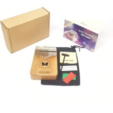 Masterwork Kalimba 17 Tuşeli + Çekiç +Stiker + Kılıf + Eğitim Metodu