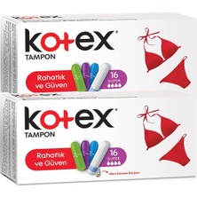 Kotex Tampon Süper 16'lı 2'li Set