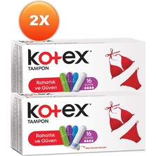 Kotex Tampon Süper 16'lı 2'li Set