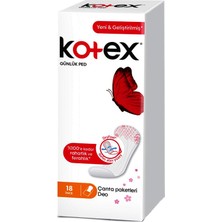 Kotex Ince Günlük Ped 18'li 24'lü Set