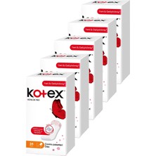 Kotex Ince Günlük Ped 34'lü 5'li Set