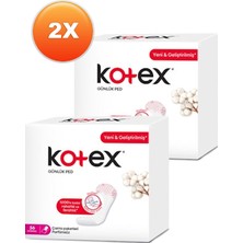 Kotex Normal Günlük Parfümsüz Ped 56'lı 2'li Set