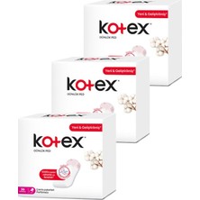 Kotex Normal Günlük Parfümsüz Ped 56'lı 3'lü Set