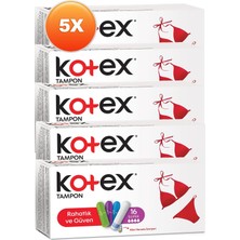 Kotex Tampon Süper 16'lı 5'li Set