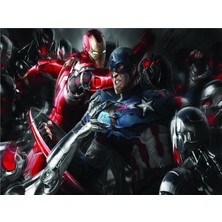 Eko Dekor Avengers Ironman Çocuk Odası Duvar Kağıdı Vinil