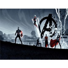 Eko Dekor Avengers Çocuk Odası Duvar Kağıdı  Kanvas Tek Parca
