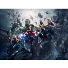 Eko Dekor Avengers Çocuk Odası Duvar Kağıdı Vinil