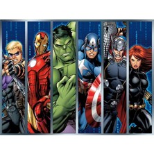 Eko Dekor Avengers Çocuk Odası Duvar Kağıdı  Kanvas Tek Parca