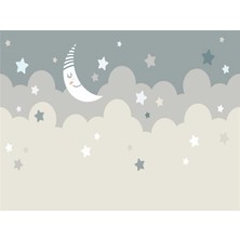 Eko Dekor Ay Dede Çocuk Odası Duvar Kağıdı Vinil