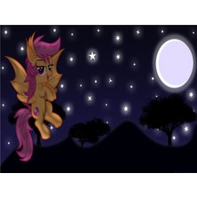 Eko Dekor Ay Perisi Çocuk Odası Duvar Kağıdı Vinil