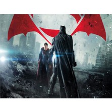 Eko Dekor Batman Çocuk Odası Duvar Kağıdı  Kanvas Tek Parca