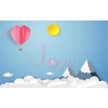 Eko Dekor Bulut Desenli Çocuk Odası Duvar Kağıdı Vinil