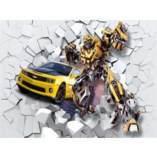 Eko Dekor Bumbleebee Çocuk Odası Duvar Kağıdı  Kanvas Tek Parca