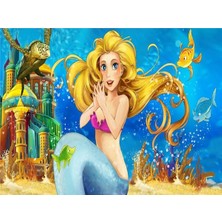 Eko Dekor Deniz Kızı Çocuk Odası Duvar Kağıdı Vinil