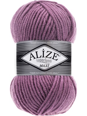 Alize Superlana Maxi - Gül Kurusu 28 5'li Paket