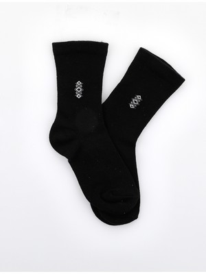 Semoor Ekose Desen Soket Çorap Pamuklu (Penye) 3'lü
