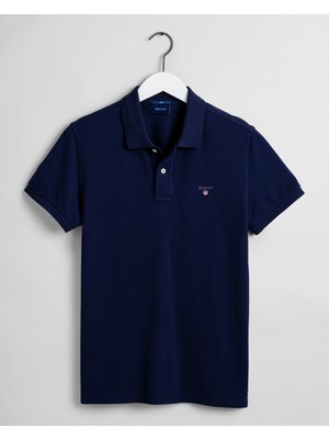 Gant Erkek Lacivert Slim Polo 2202.433