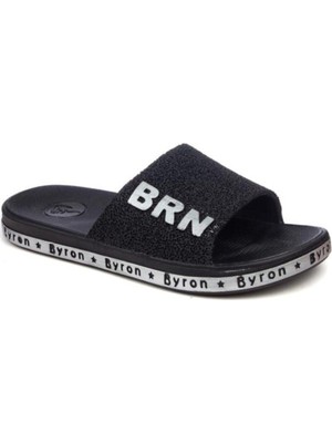 Pnr Terlik Erkek Siyah Yazlık Kaydırmaz Terlik