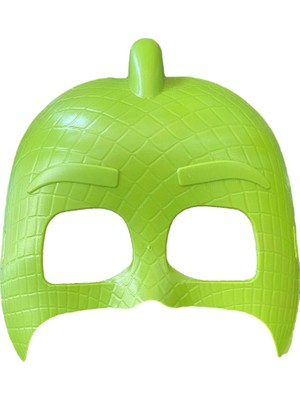 Niyet Karakter Maske - Kertenkele Maske - Pj Mask - Yeşil