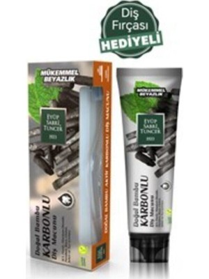 Eyüp Sabri Tuncer Doğal Bambu Karbonlu Diş Macunu 75 ml + Diş Fırçası