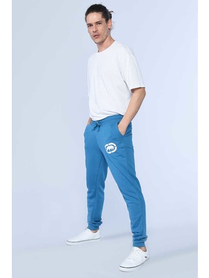 Ecko Unltd Brıghton Indigo Mavi Erkek Baskılı Eşofman Alt