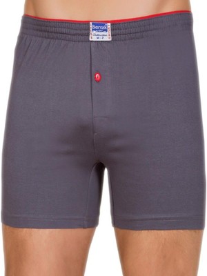Berrak 6 Adet Füme Renk Penye Boxer