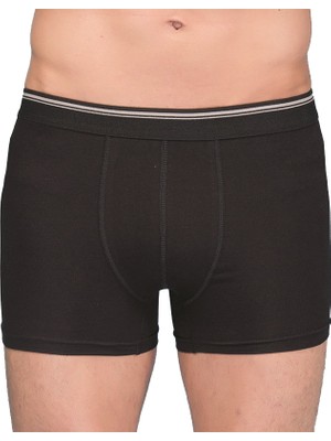 Berrak 6 Adet Siyah Renk Likralı Boxer