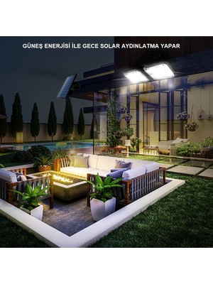 Triline 120 LED Solar Lamba 20W Güneş Enerjili Aydınlatma