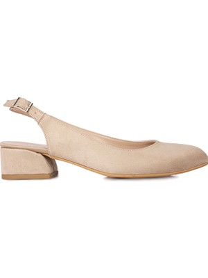 Fitbas 111306 327 Kadın Ten Süet Büyük & Küçük Numara Ayakkabı