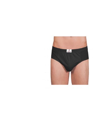 Seher Yıldızı 6 Adet Siyah Renk Slip Külot